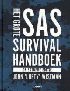 Op deze afbeelding zie je de hardcover van het boek Het grote SAS Survival Handboek